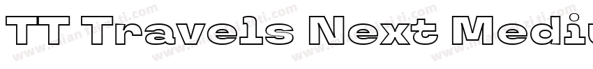 TT Travels Next Medium字体转换